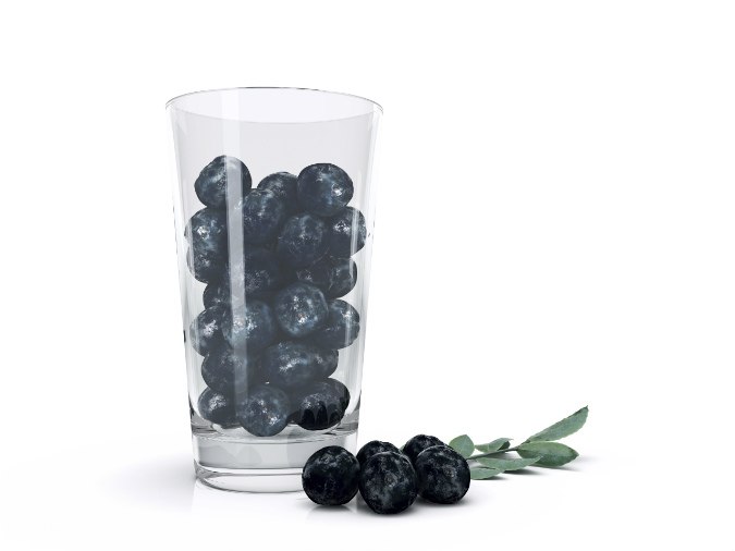 Acai Beeren in einem Glas