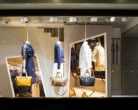 Schaufenster eines Designershops