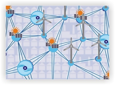 Digitaler Netzplan