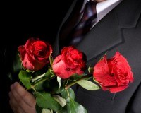 Bachelor mit Rosen