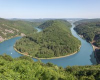 Die Saarschleife bei Mettlach ganz im Westen Deutschlands