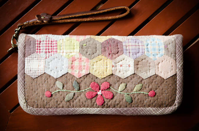 handmade of fabric purse,Quilting purse