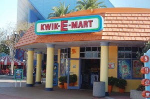 Auch der Kwik-E-Markt bekommt seinen Platz in der realen Simpsons-Welt